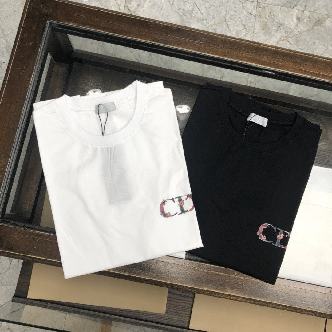디올-상의-국내배송 CD로고 반팔티
