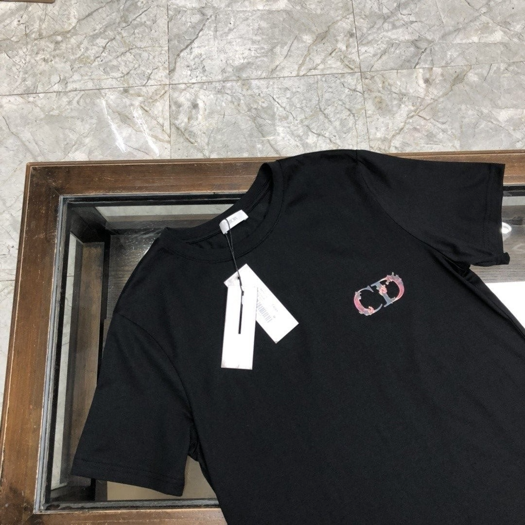 디올-상의-국내배송 CD로고 반팔티