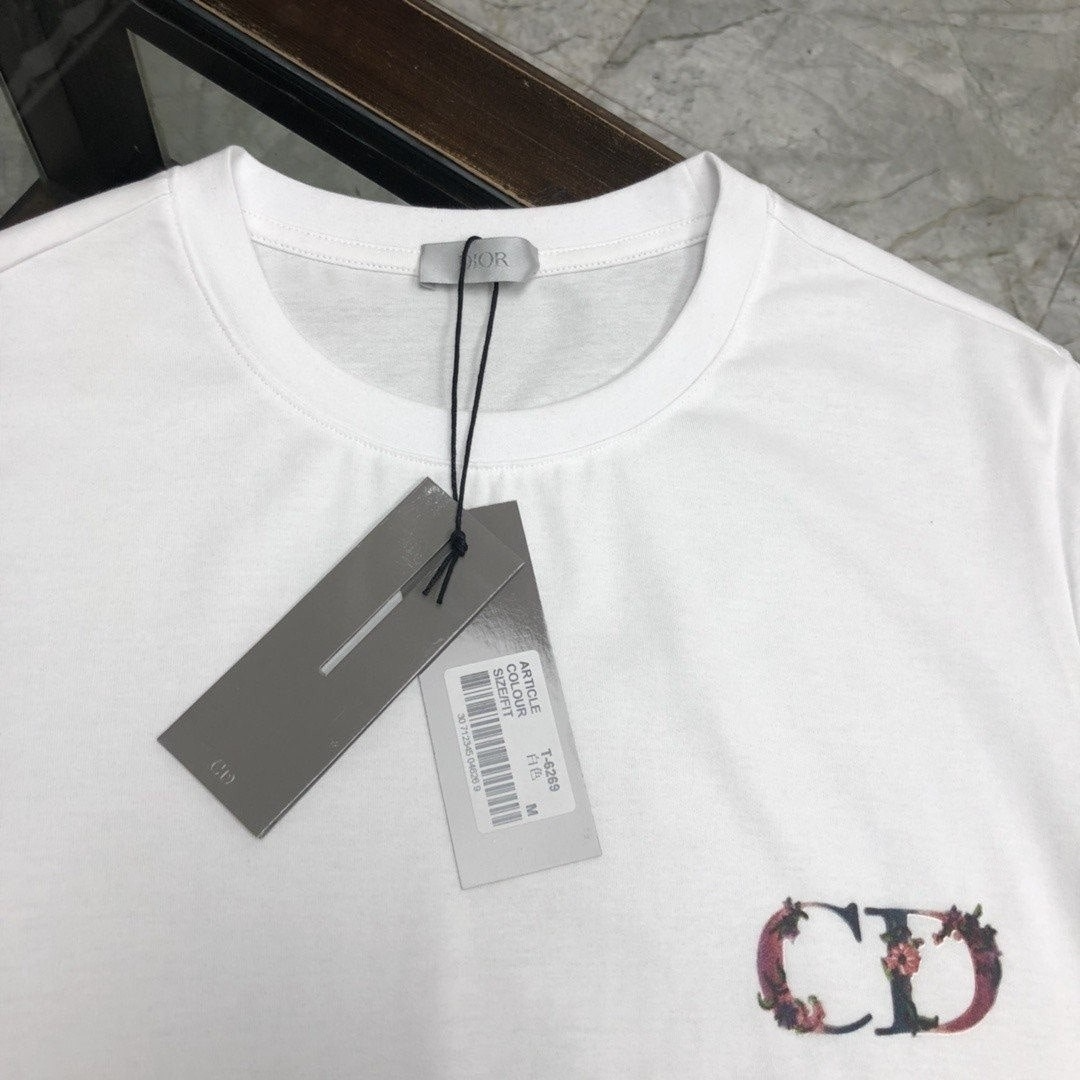 디올-상의-국내배송 CD로고 반팔티