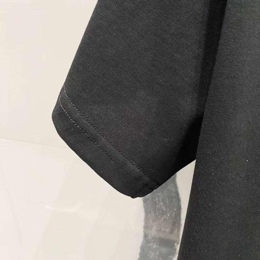 로에베-상의-국내배송 멀티칼라 레터링로고 코튼 라운드티