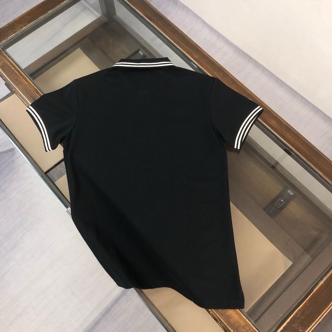 로에베-상의-국내배송 멀티포켓 자수로고 코튼카라티