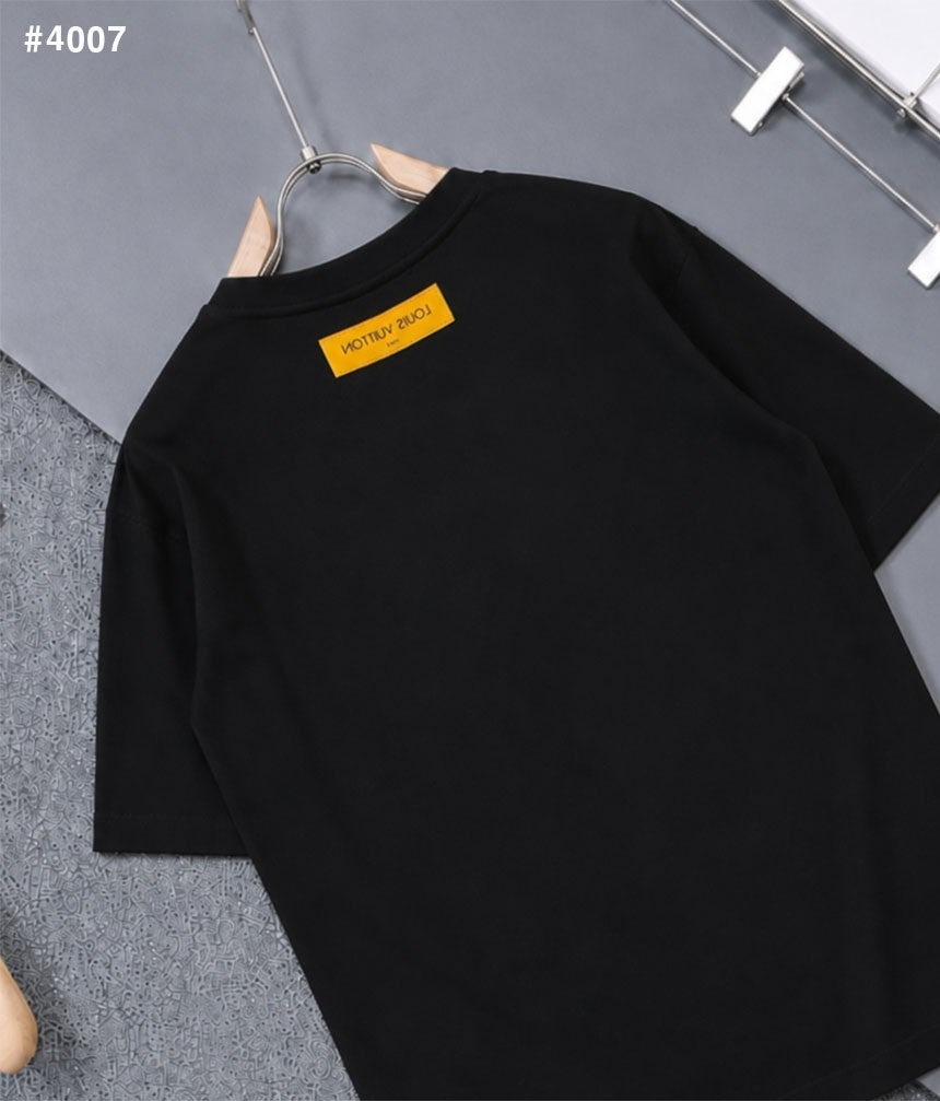 루이비통-상의-국내배송 그린 테디베어 라운드 티셔츠