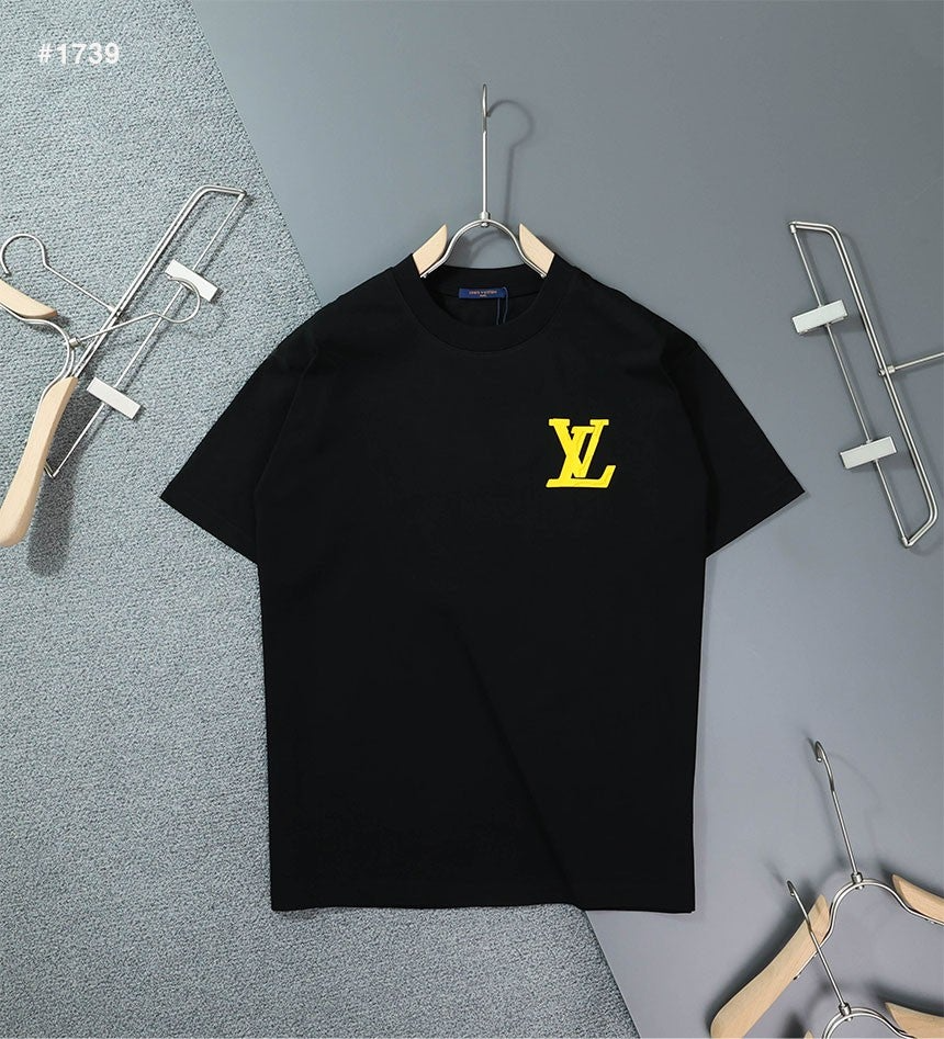 루이비통-상의-국내배송 LV 블럭패치 클래식 반팔 티셔츠