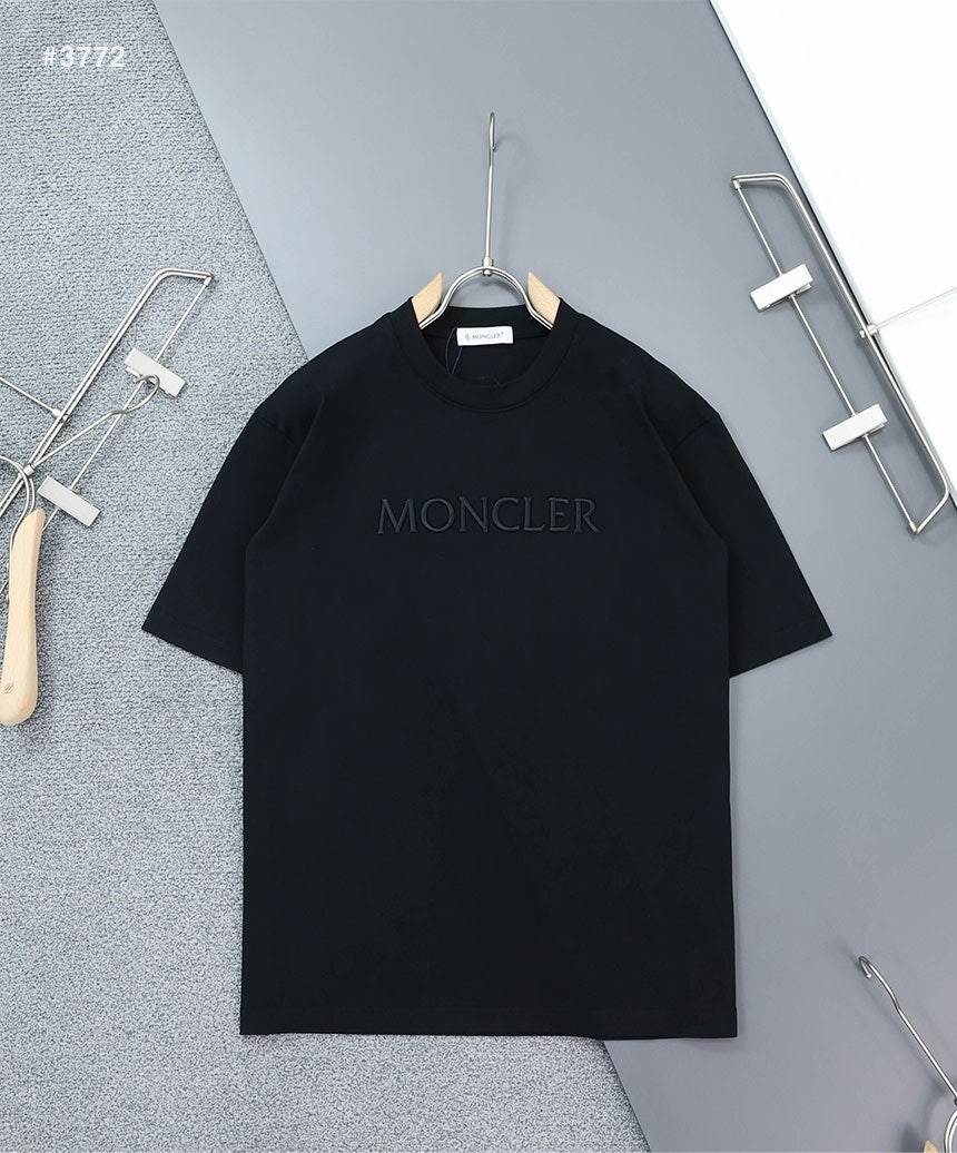 몽클레어-상의-국내배송 클래식 자수로고 라운드 티셔츠