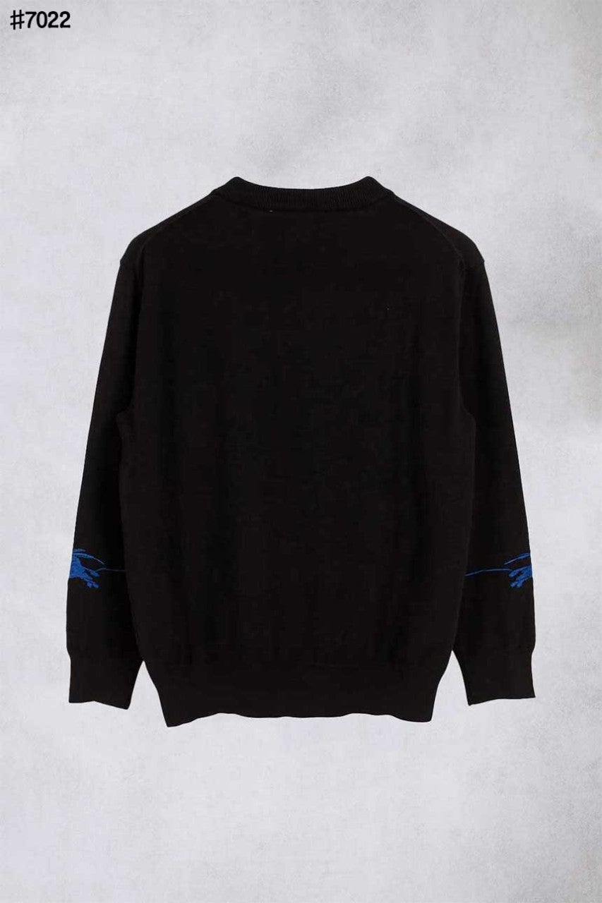 버버리-상의-국내배송 EKD 자수 로고 울 블렌드 니트 풀오버