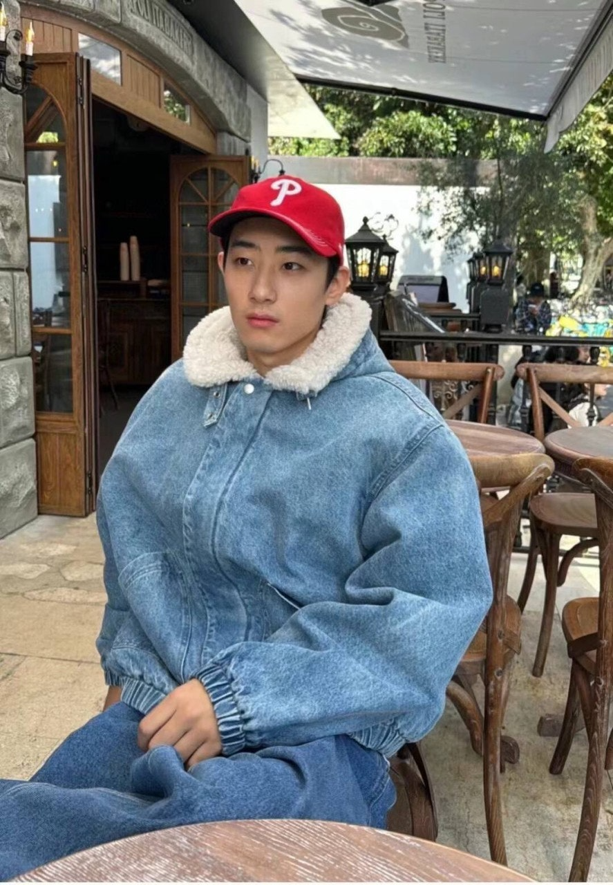 슈프림-상의-국내배송 포우 셔링 라운드 봄버 자켓