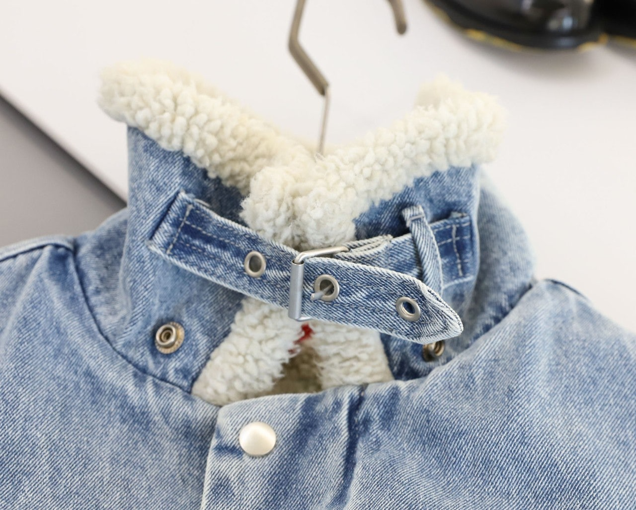 슈프림-상의-국내배송 포우 셔링 라운드 봄버 자켓
