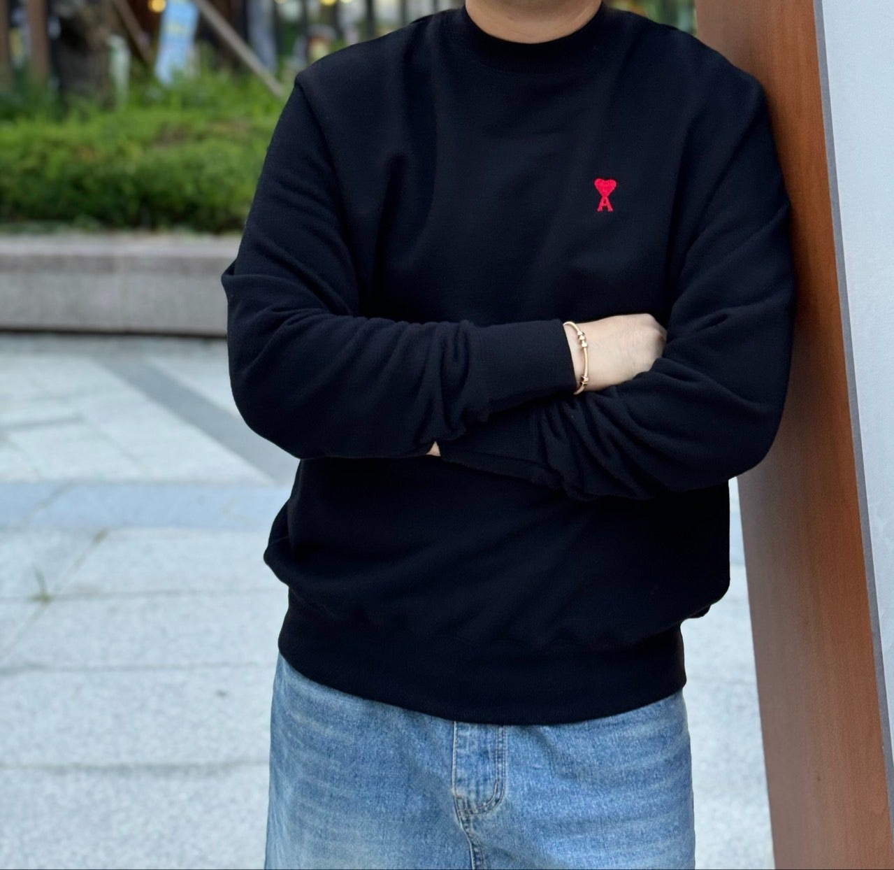 아디다스-상의-국내배송 레드 드 꾀흐 스웨트 셔츠