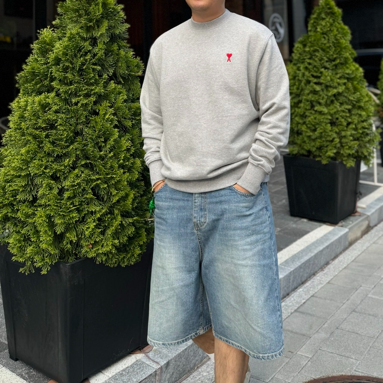 아디다스-상의-국내배송 레드 드 꾀흐 스웨트 셔츠