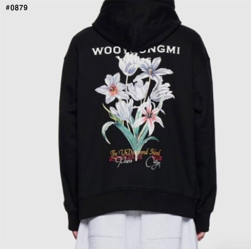 우영미-상의-국내배송 언디스커버리드 플라워 프린트 후드