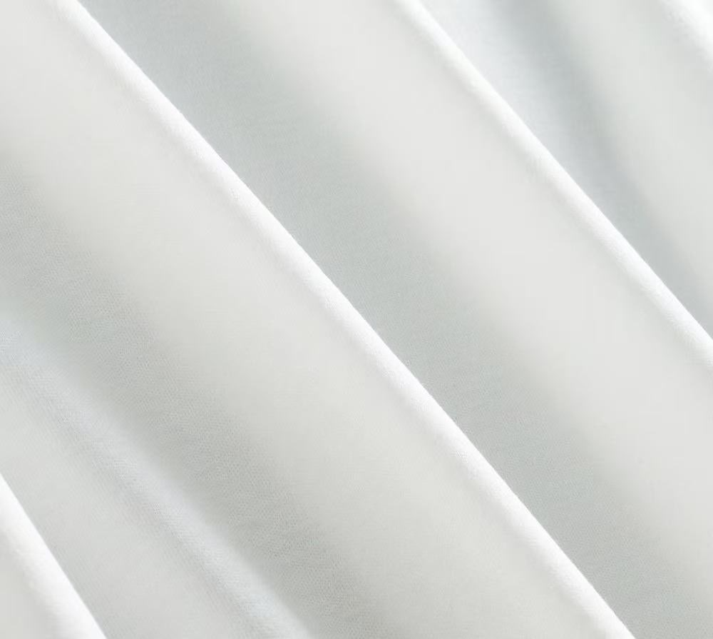 에르메스-상의-국내배송 레터링 H자수로고 실크 라운드 티셔츠