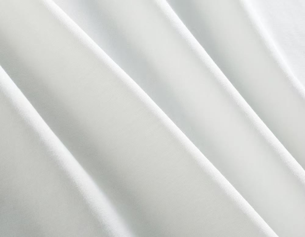 에르메스-상의-국내배송 홀스 자수로고 실크 라운드 티셔츠