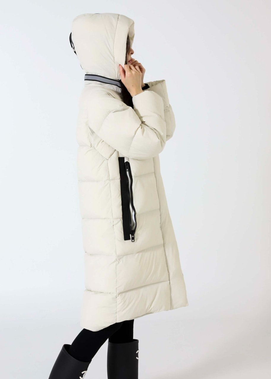 캐나다구스-상의-국내배송 바이워드 다운 파카 -화이트