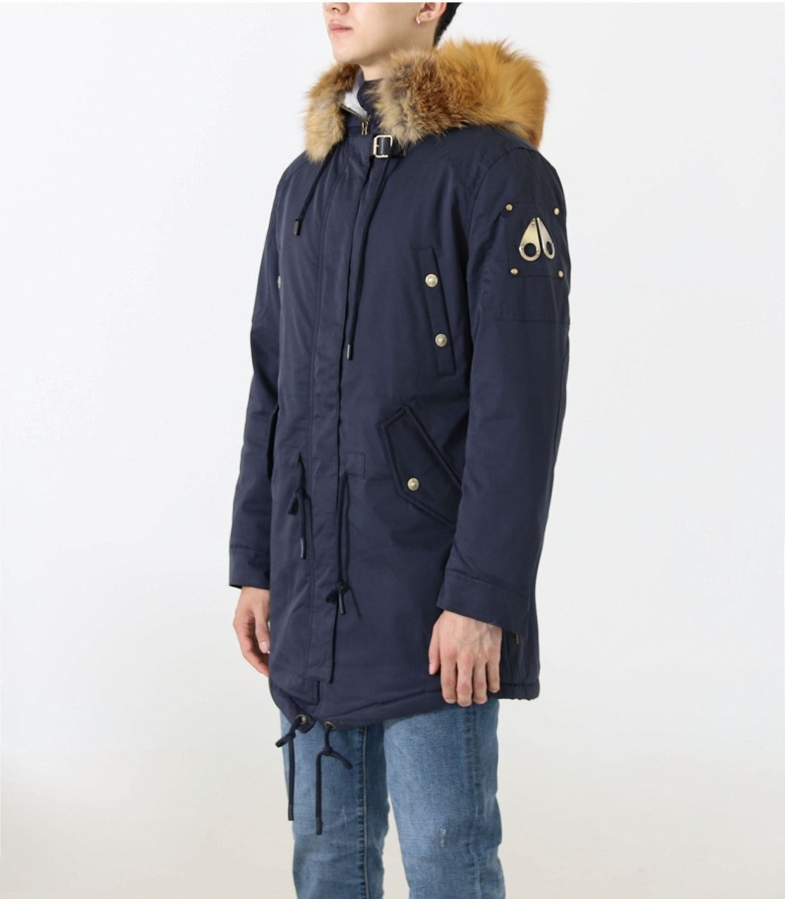 무스너클-상의-국내배송 캡슐 캔버스 파카 이병헌 패딩 자켓