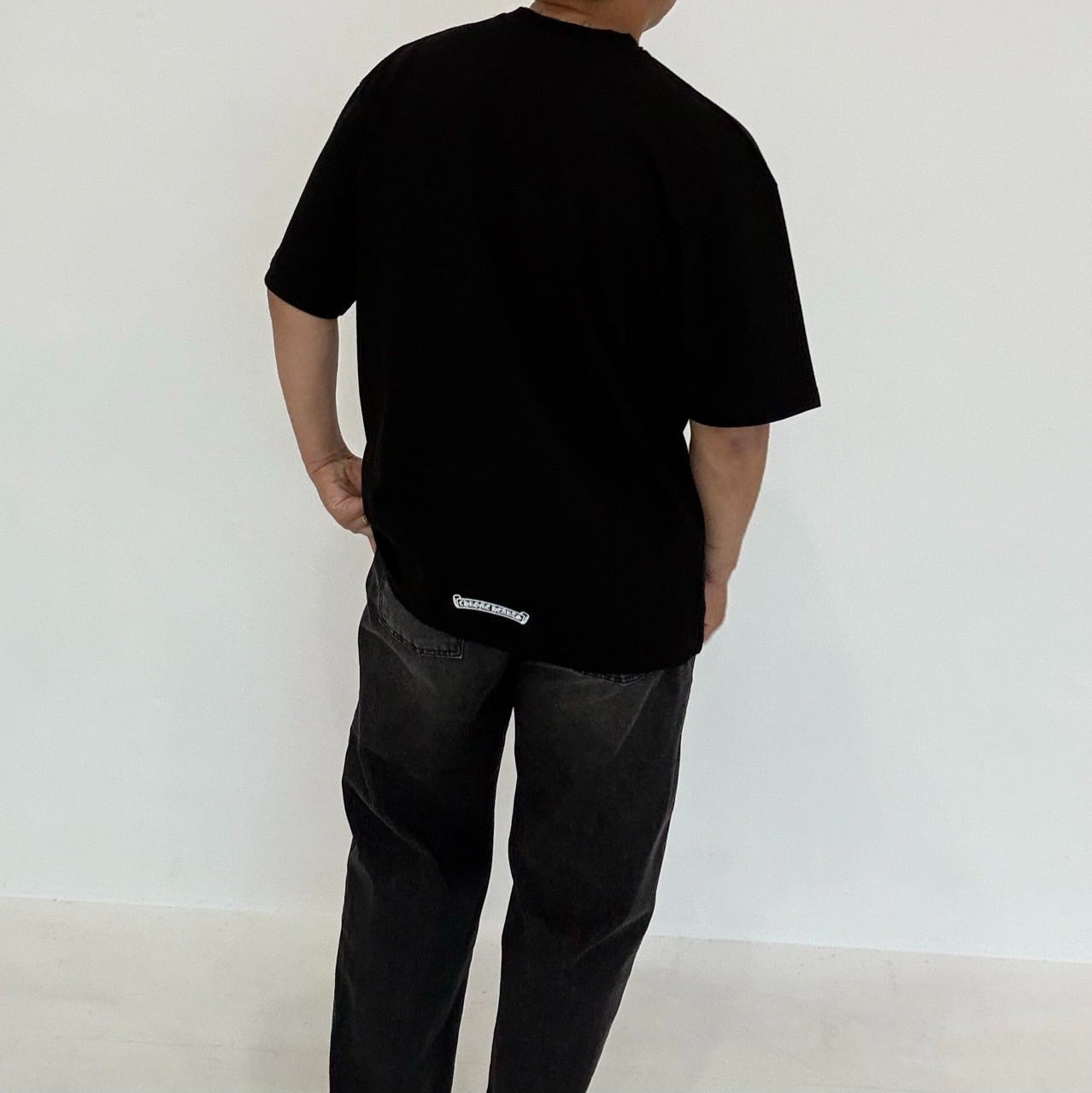 크롬하츠-상의-국내배송 넥스크립트 반팔