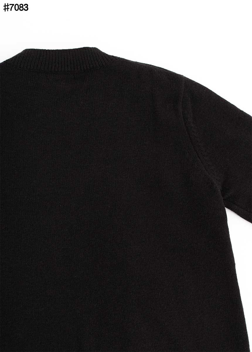 크롬하츠-상의-국내배송 세메터리 패치 자수 울 니트 풀오버