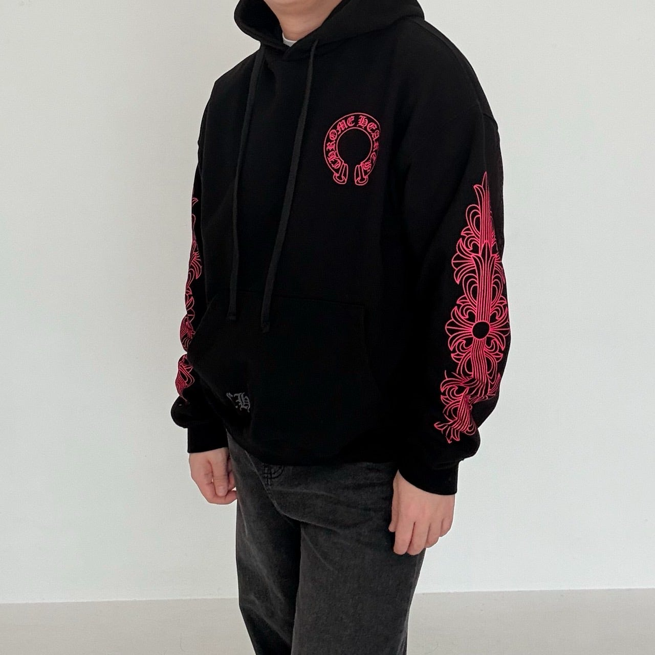 크롬하츠-상의-국내배송 홀스슈 후드 셔츠