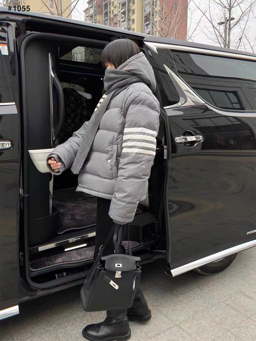 톰브라운-상의-국내배송 다운필드 매르 나일론 4바 보머 자켓
