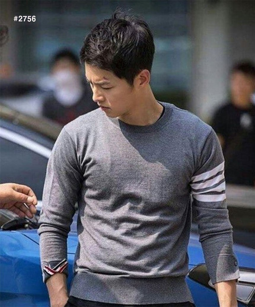 톰브라운-상의-국내배송 밀라노 4바 클래식 라운드 니트