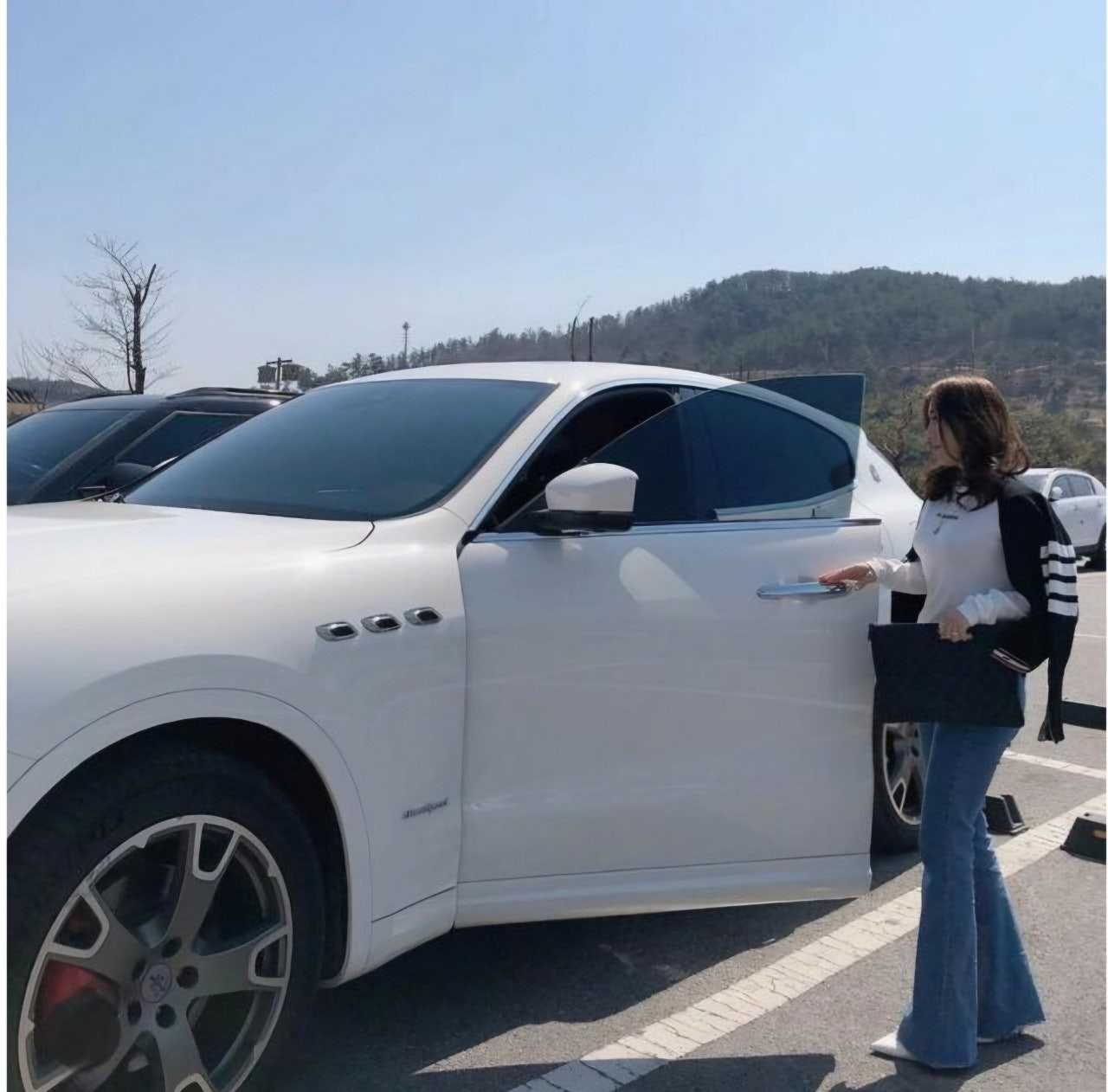 톰브라운-상의-국내배송 사선완장 캐시미어 가디건