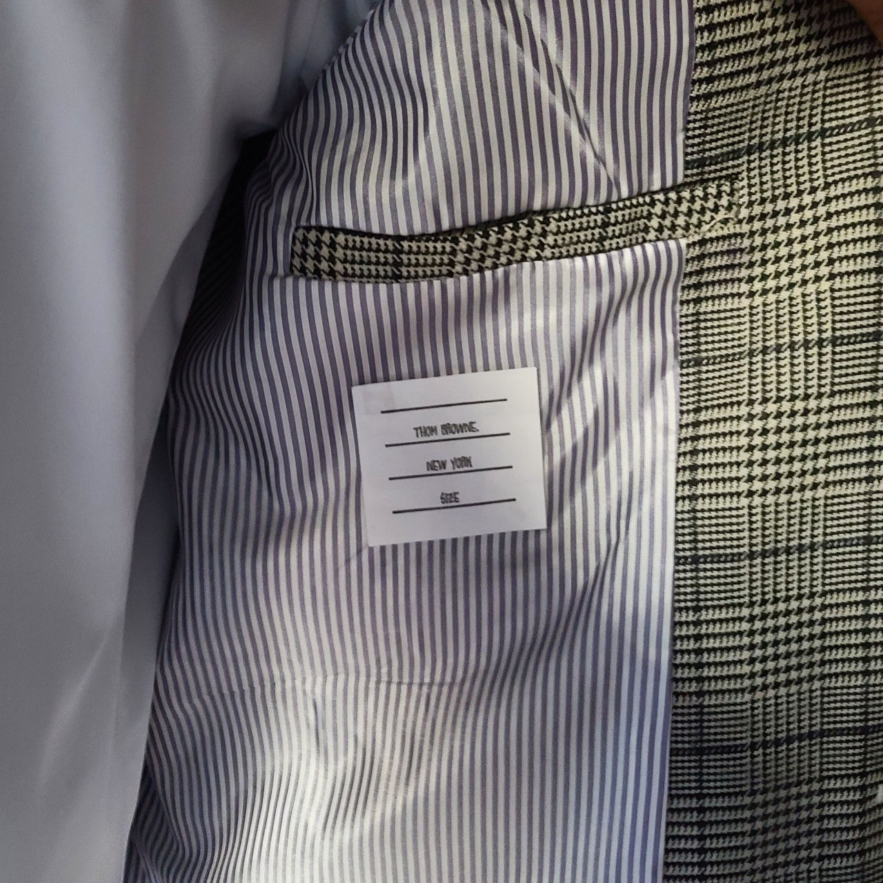 톰브라운-상의-국내배송 하운드투스 체크 정장 세트