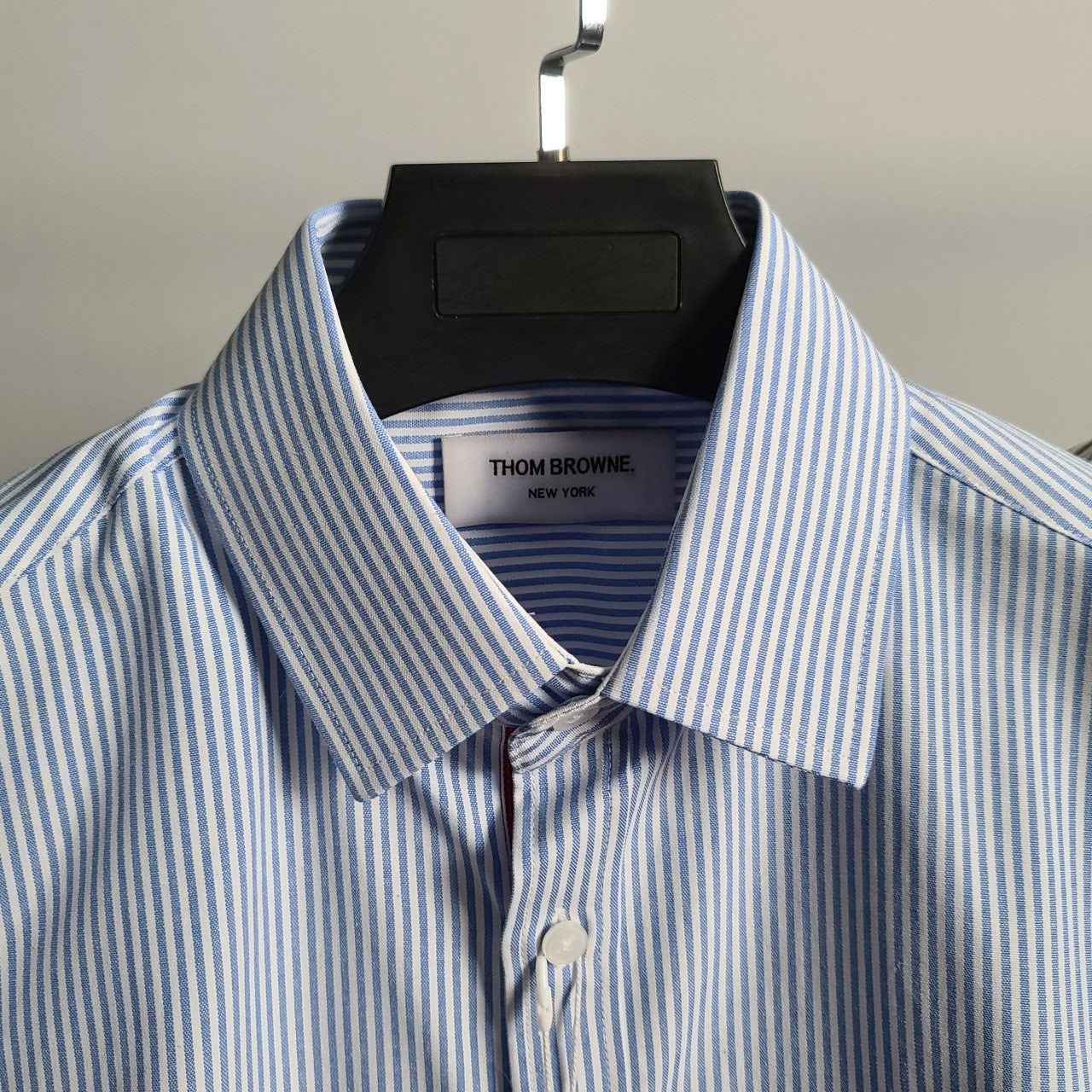 톰브라운-상의-국내배송 화이트완장 스트라이프 셔츠