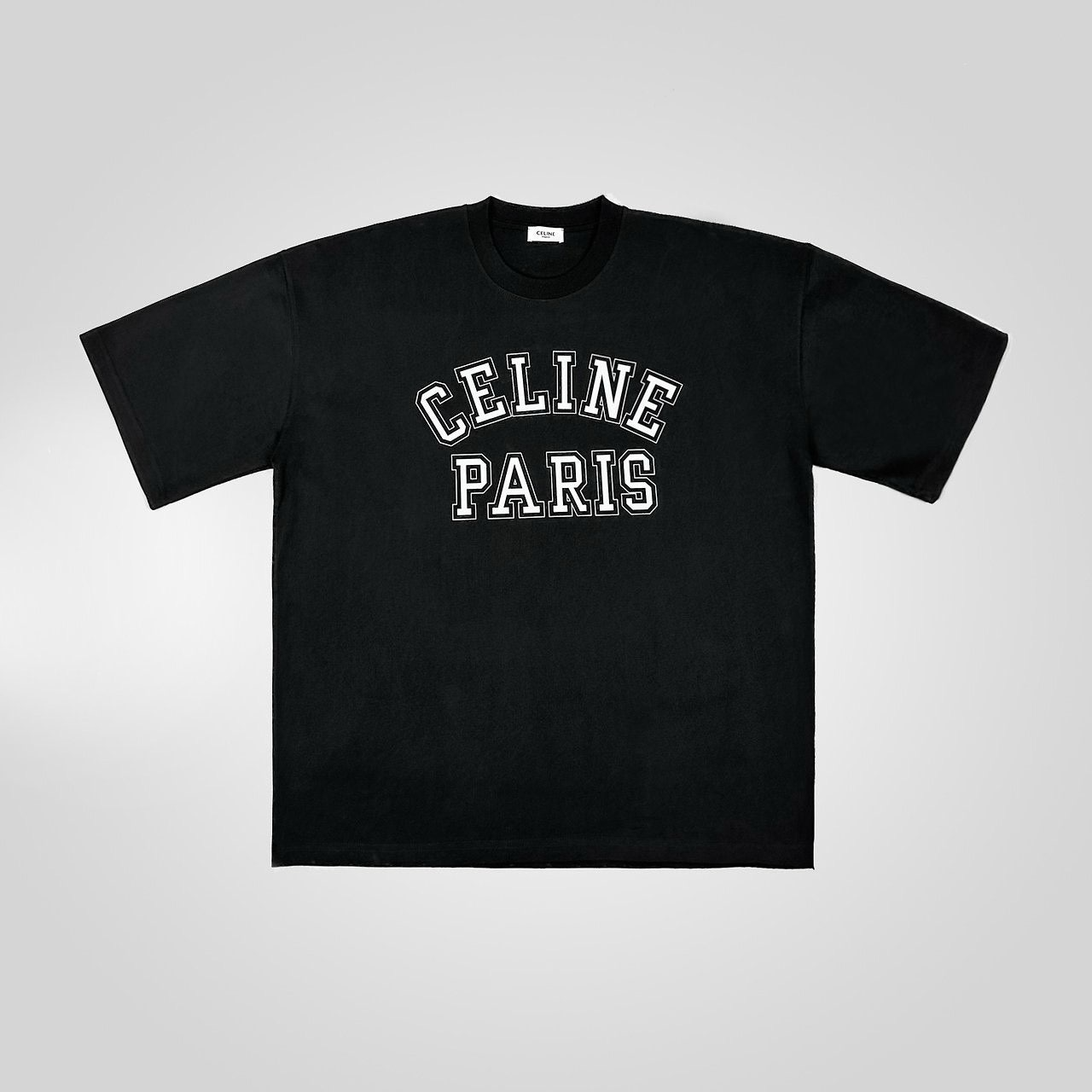 셀린느-상의-국내배송 PARIS 프린팅 티셔츠