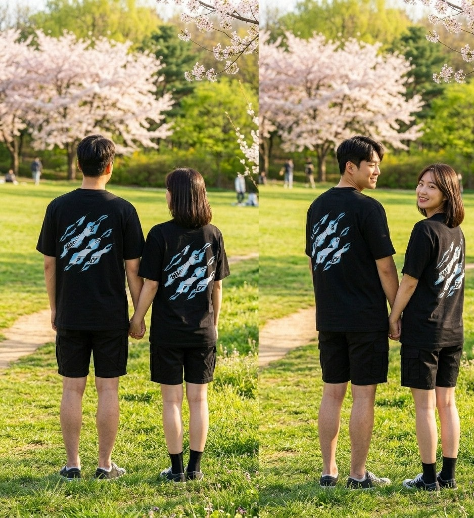 팔라스-상의-국내배송 Ripped Tri T-Shir 립드 트라이 반팔 티셔츠