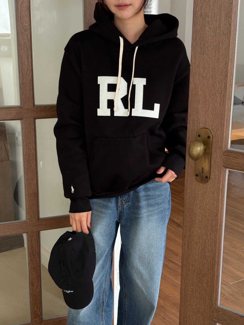 폴로랄프로렌-상의-국내배송 RL 플리스 후드
