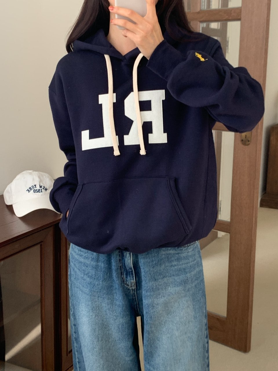 폴로랄프로렌-상의-국내배송 RL 플리스 후드