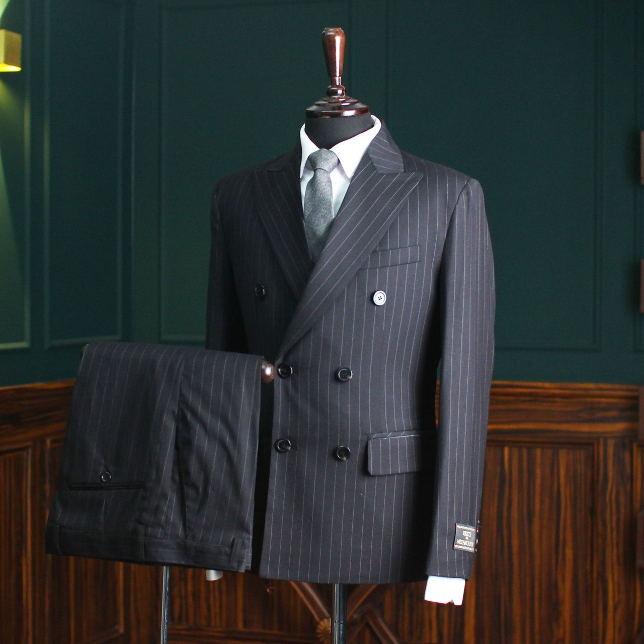 구찌-세트-국내배송 스트라이프 비스코스 더블 셋업