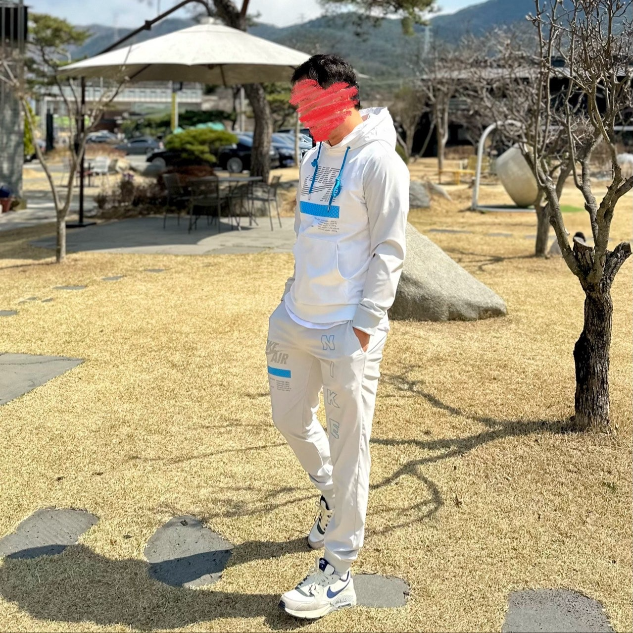 나이키-세트-국내배송 AIR 빅로고 후드&팬츠 트레이닝셋