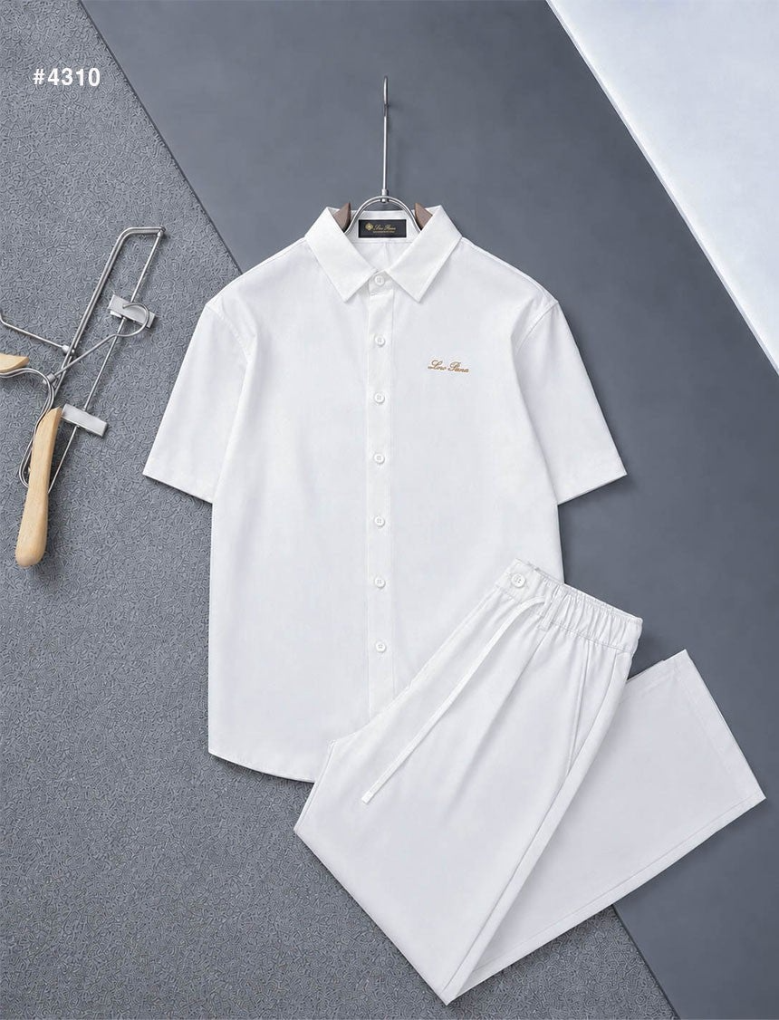 로로피아나-세트-국내배송 클래식 이니셜 썸머 셋업 세트