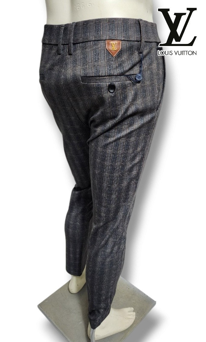 루이비통-하의-국내배송 모노그램포인트 체크 팬츠