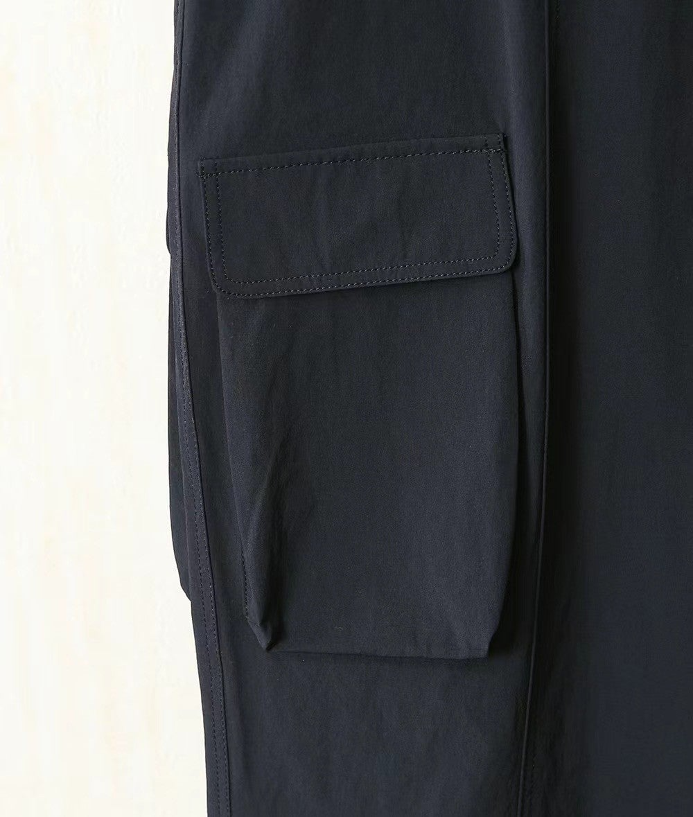 프라다-하의-국내배송 빅패치로고 밴딩 카고 스판팬츠