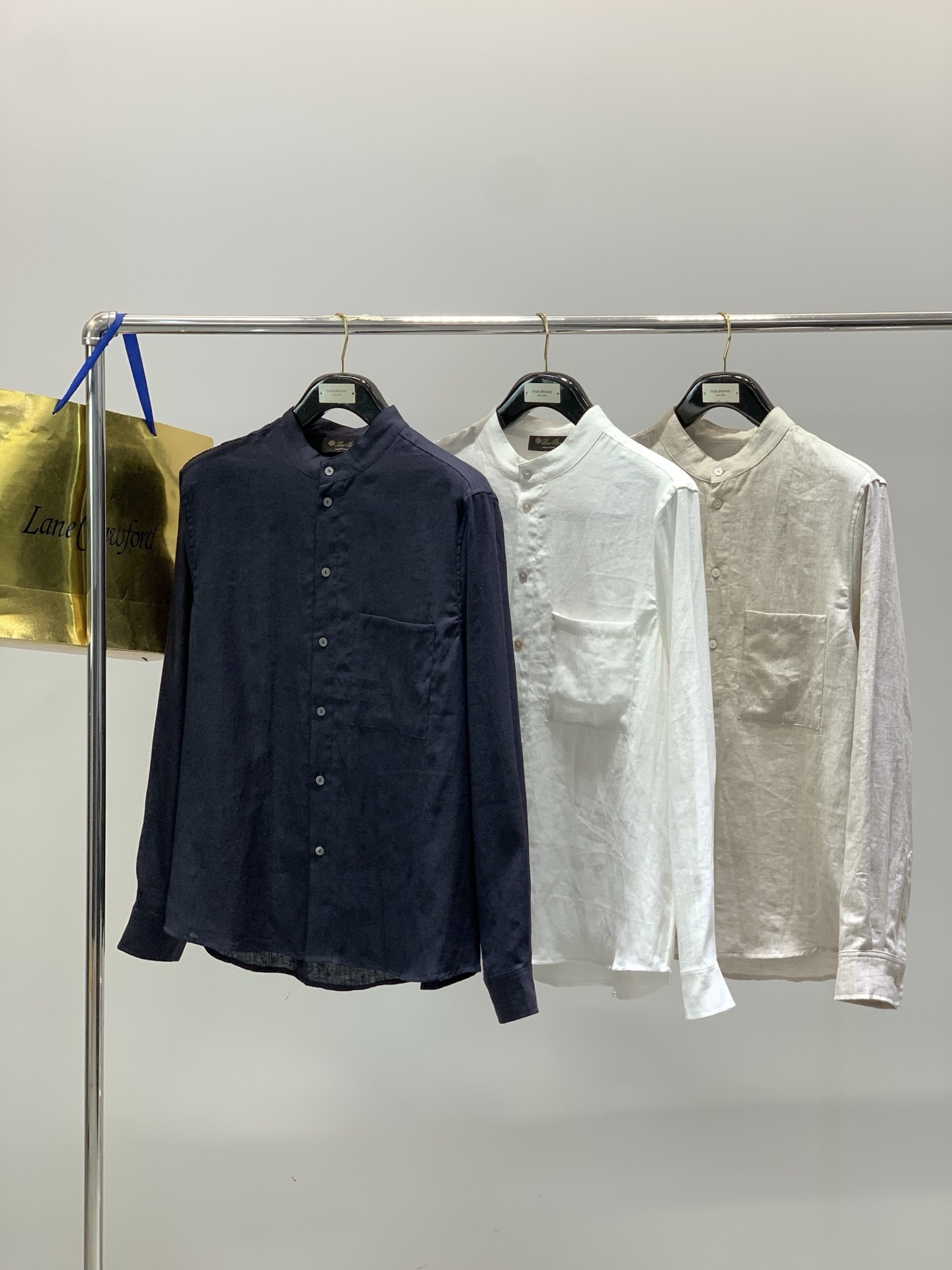 로로피아나-상의-해외배송 오리지널 린넨 셔츠(3color)