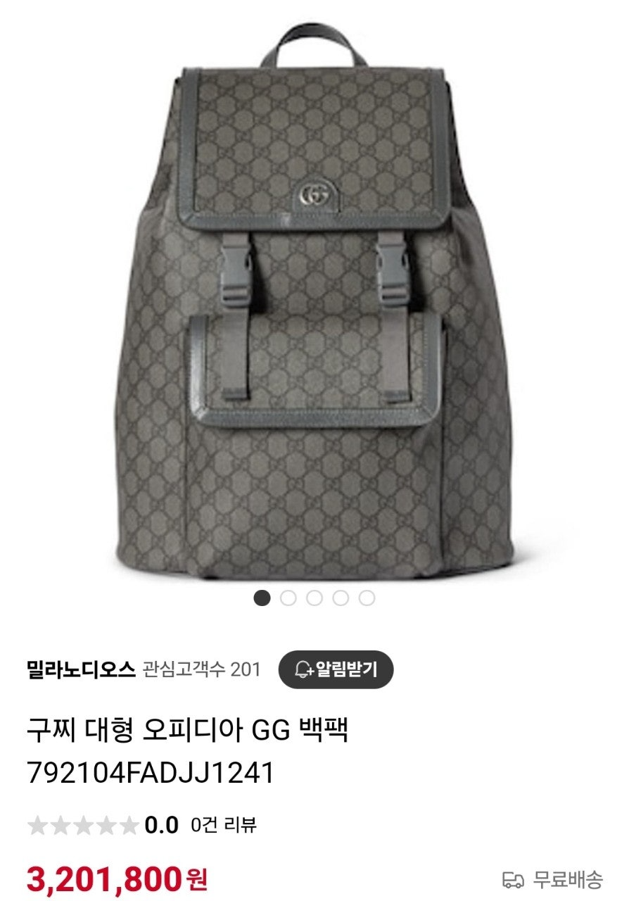 구찌-가방-국내배송 대형 오피디아 GG 백팩.