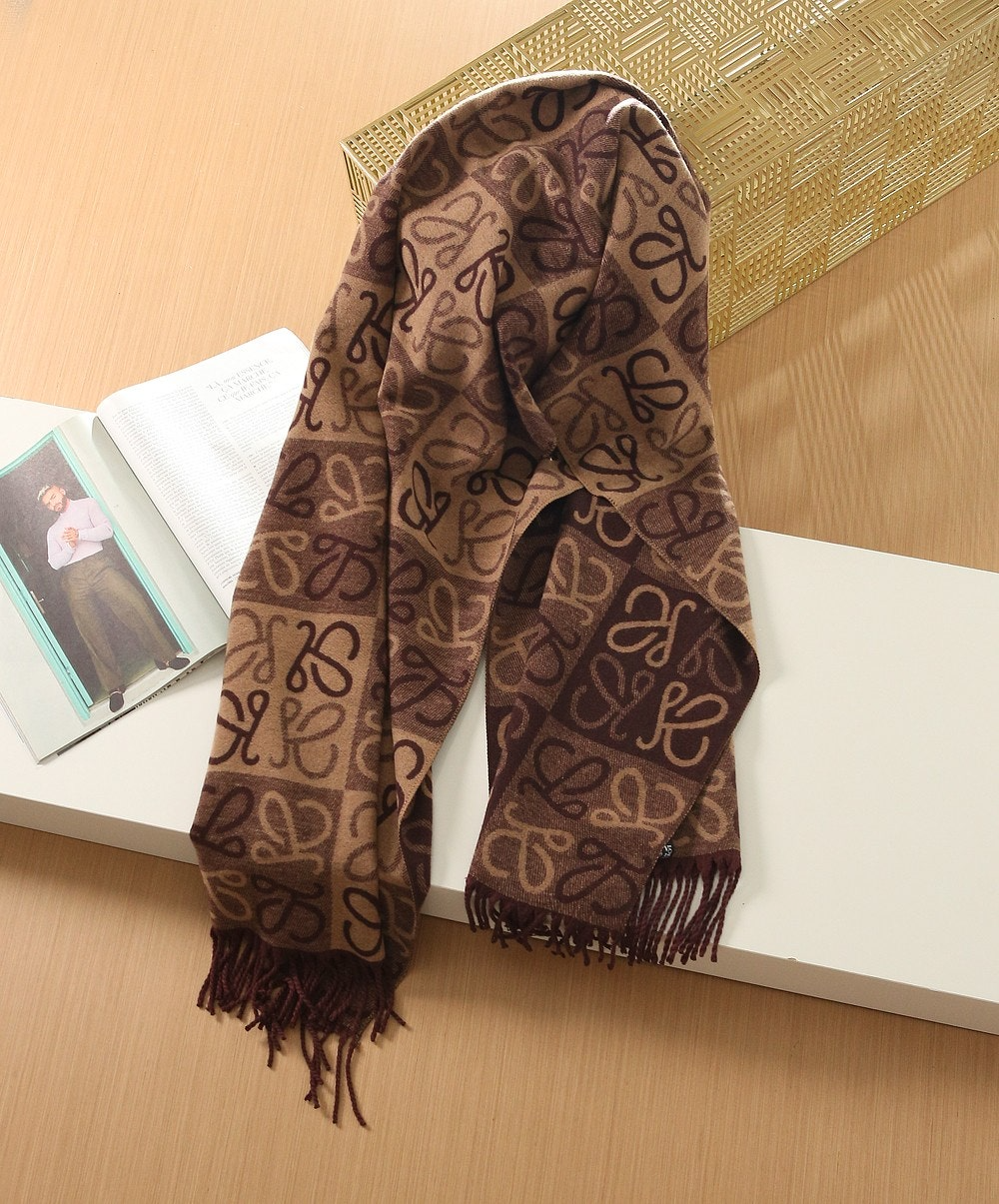 로에베-머플러-국내배송 캐시미어 리버시블 머플러