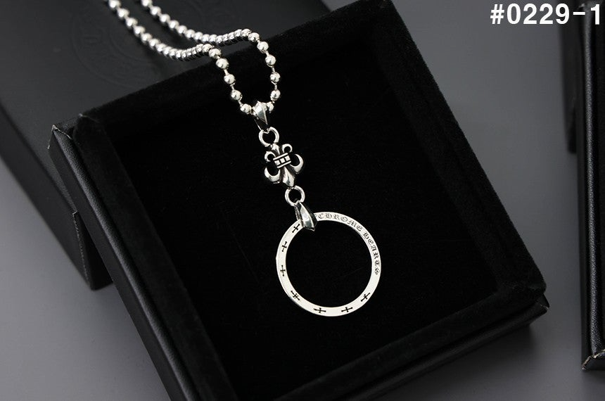 크롬하츠-목걸이-국내배송 NTFL 스페이서링 펜던트 목걸이