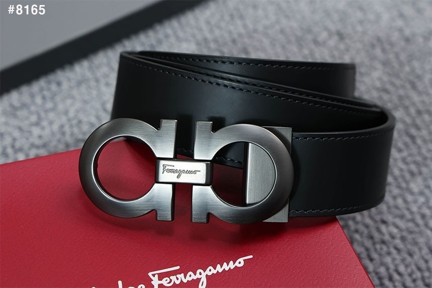 페레가모-벨트-국내배송 더블 간치니 무광버클 양면 벨트