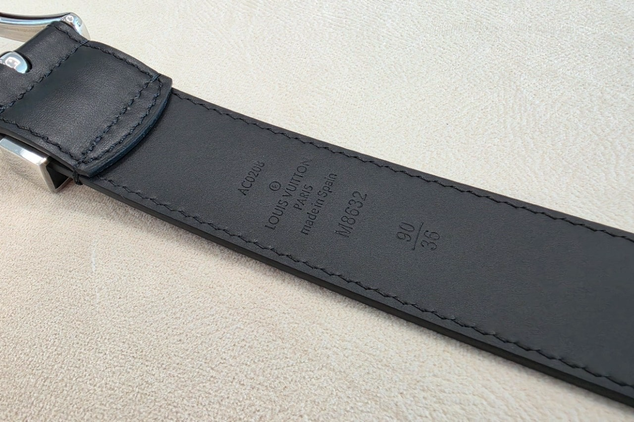 루이비통-벨트-국내배송 퐁 뇌프 패티네이티드 35mm 벨트