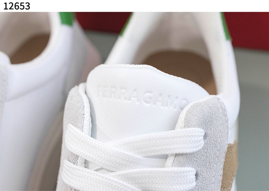 페레가모-벨트-국내배송 Gancini-Patch Calfskin Sneakers