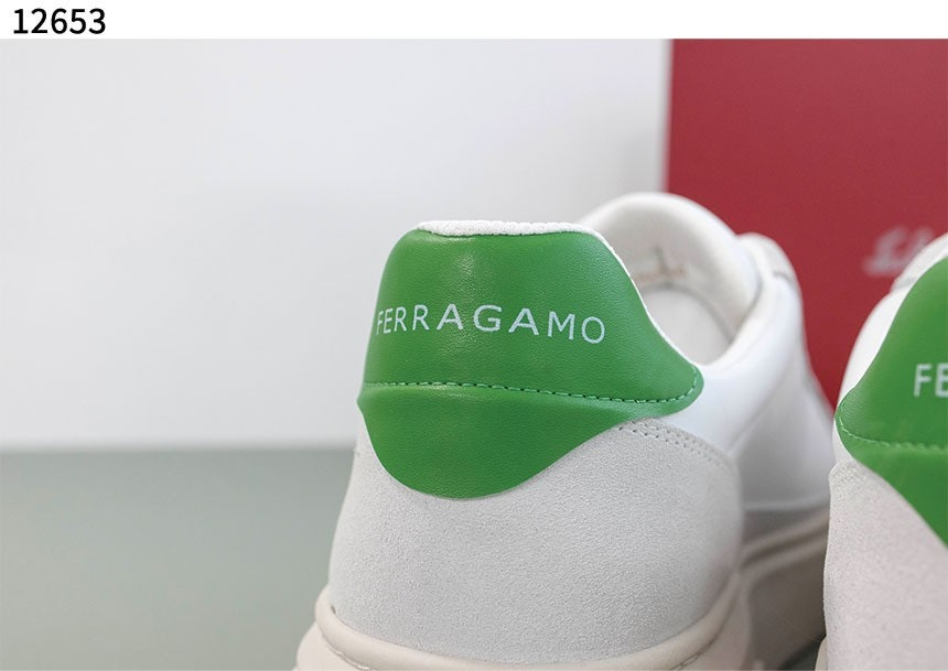 페레가모-벨트-국내배송 Gancini-Patch Calfskin Sneakers
