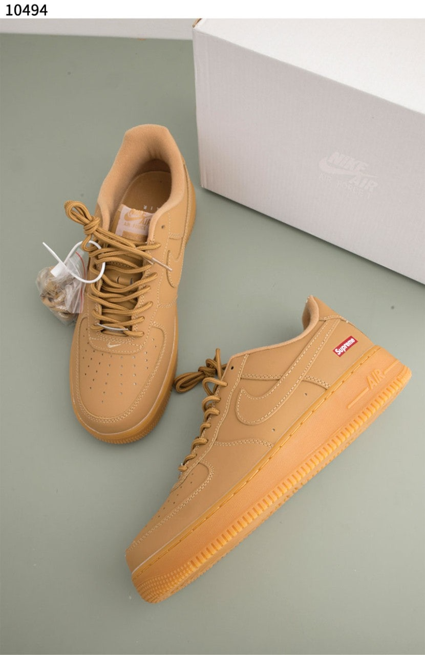 나이키-신발-국내배송 Supreme Air Force 1 Low Flax