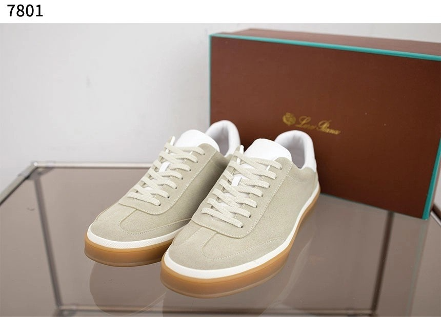 로로피아나-신발-국내배송 Tennis Walk 스웨이드 스니커즈