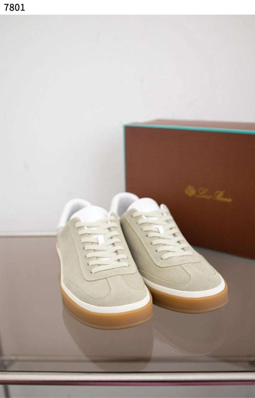 로로피아나-신발-국내배송 Tennis Walk 스웨이드 스니커즈