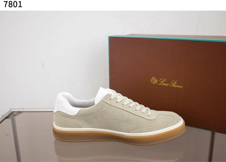 로로피아나-신발-국내배송 Tennis Walk 스웨이드 스니커즈