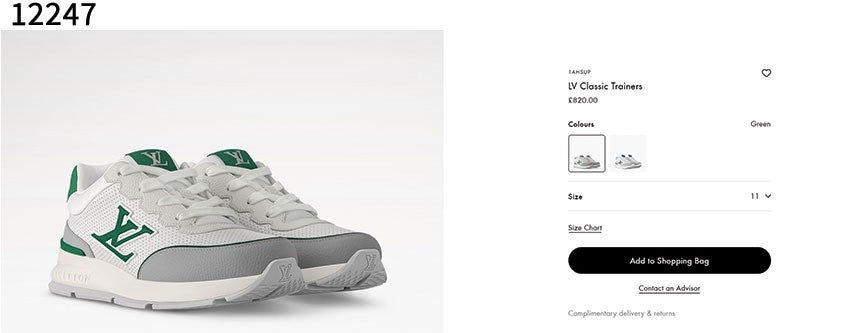루이비통-신발-국내배송 Classic Sneakers