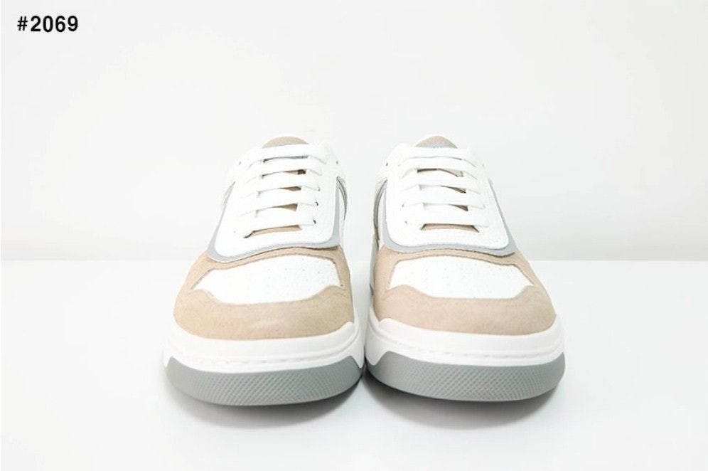 브루넬로쿠치넬리-신발-국내배송 스웨이드 레더 코트 스니커즈