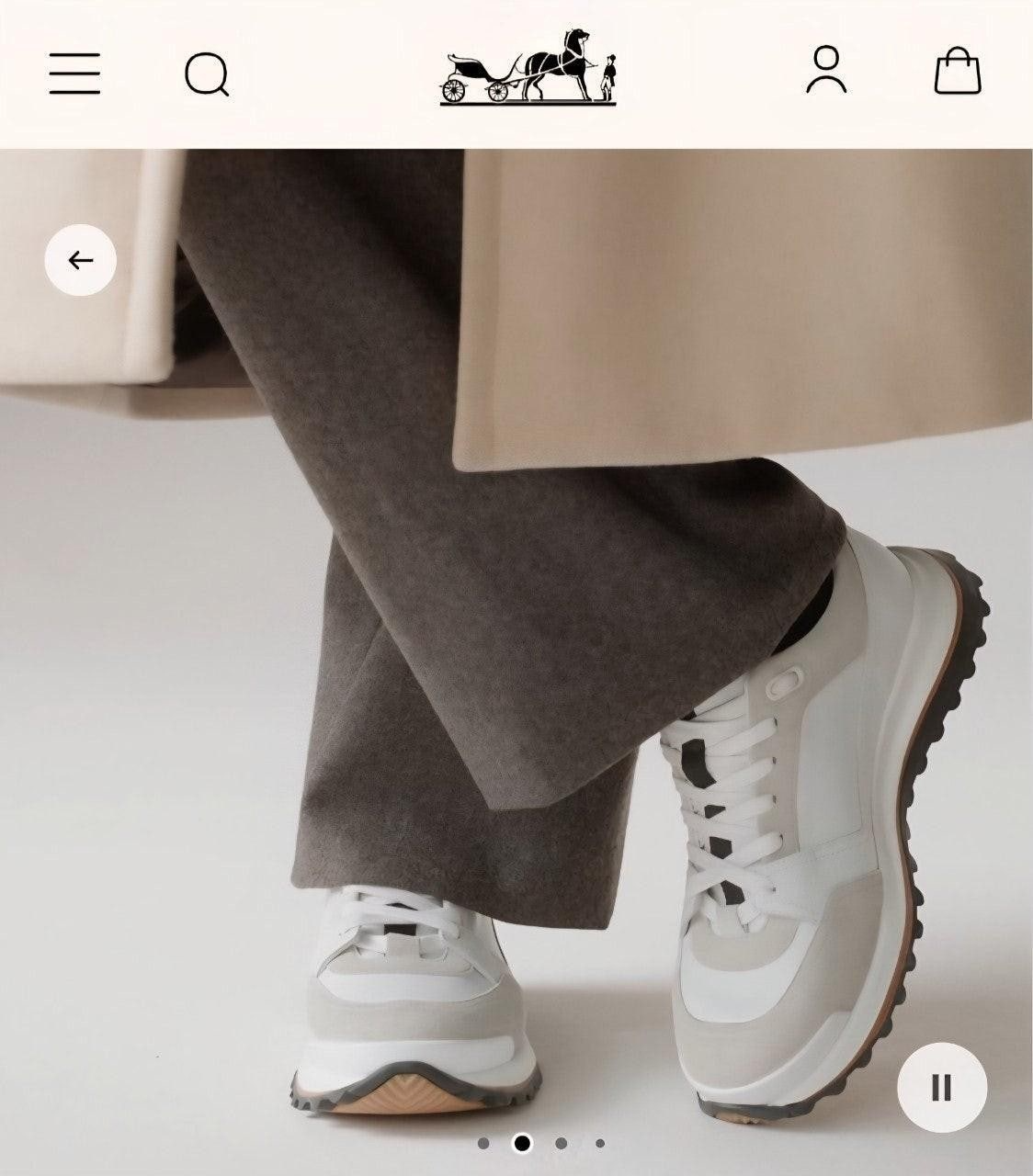 에르메스-신발-국내배송 리더 스니커즈